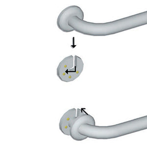 Maniglia cm.60 estraibile goman