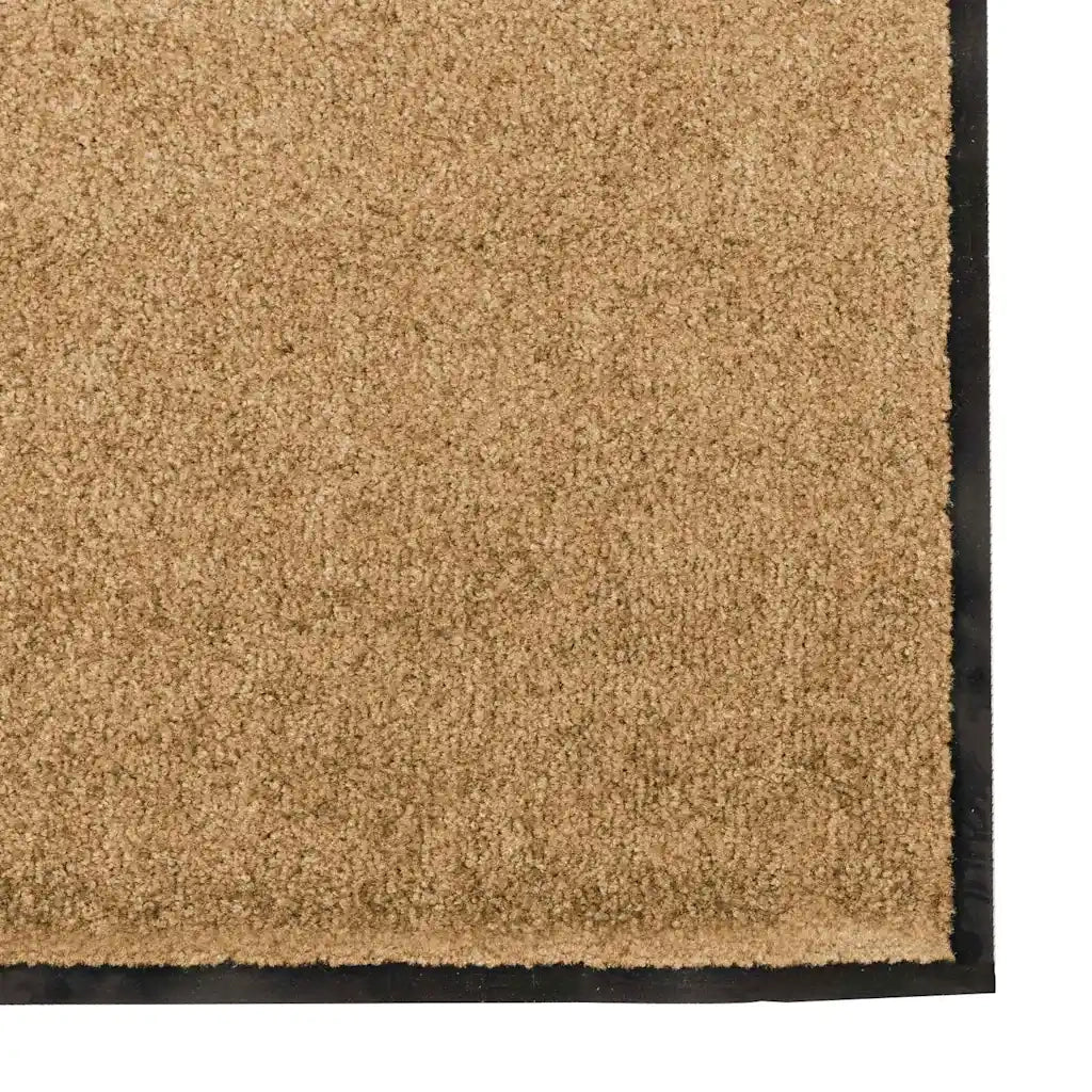 Tappetino Altro Crema e Nero 120 x 300 cm Poliammide e PVC 4100754