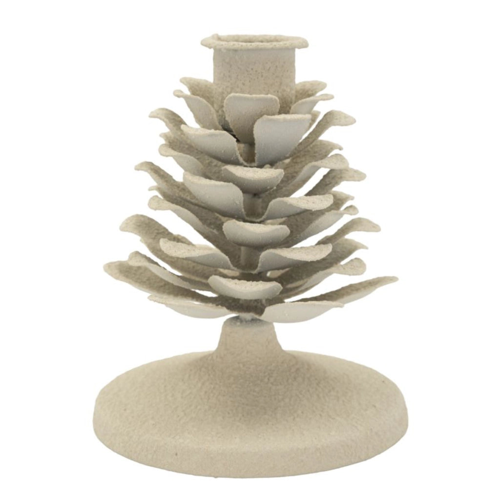 Portacandela VKH748, Beige, Metallo, 9,5x9,5x11,5 cm