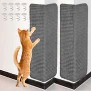 Palo di salita per gatti 2 in 1, 50 x 25 cm, protezione angolare per gatti, scala di salita per gatti in sisal per attacco, pannelli di salita per gatti per divano, mobili, porta, protezione contro graffi, grigio