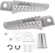 Sostegni Pedali - Sostegni Pedali Posteriori - Accessorio di Modifica - Adatto per GSXR 600/750/1000 - Materiale Duraturo - Migliorata Presa