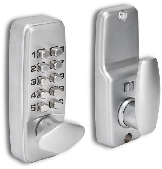 Sistema di sicurezza meccanico senza chiave - Multifunzionale - Impermeabile - Resistente al fuoco - Codice di sicurezza senza chiave - Per ufficio domestico - Zinklegering