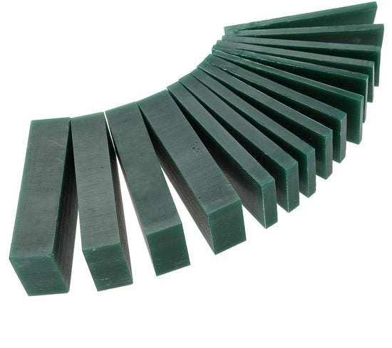 Sabbia per Scultura 4/6/8/21/23 mm - Cera per Oreficeria - Cera Verde - Taglio - Formatura - Gioielli Artigianali - Cera per Gioielli