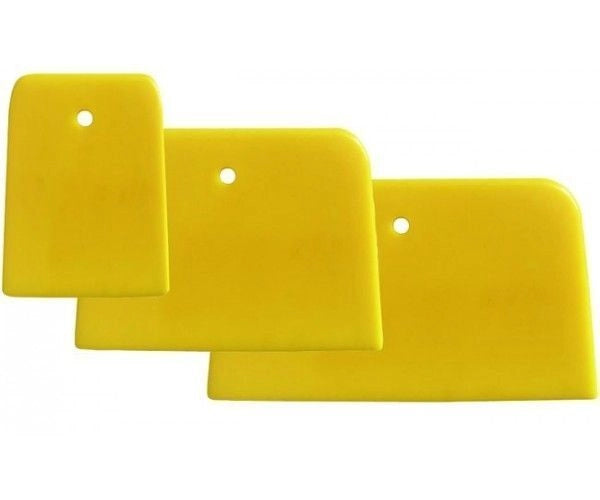 Vigor-Blinky Spatole Flessibili in Gomma Set 3 Pezzi Assortite