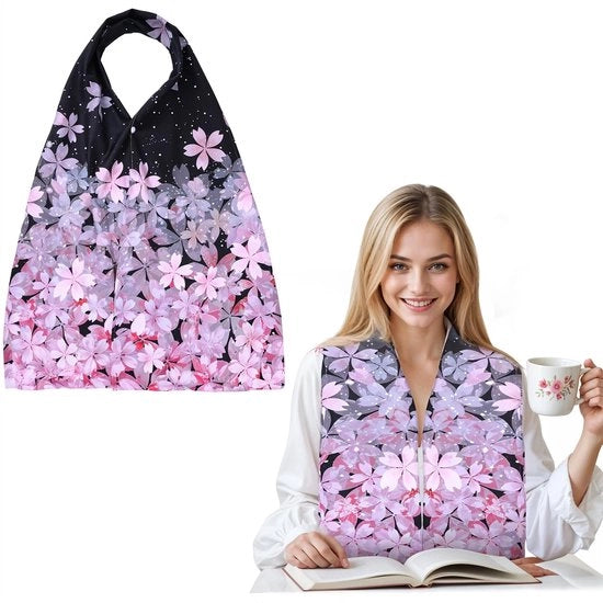 Telooco Slabbetje Grappig Waterdicht con Cerniera 165×36 cm Scialle da Tavola per Donna Abbigliamento Protettivo da Macchie Eiettabile Serviette da Tavola