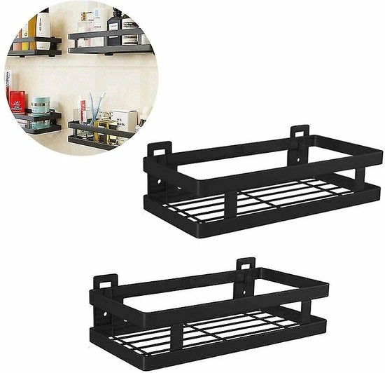 Pannello da Parete - metallo - Pannello da Parete Fluttuante - 2 Pezzi - Supporto Asciugamano - Industriale - pannello acrilico per bagno soggiorno camera da letto cucina ufficio