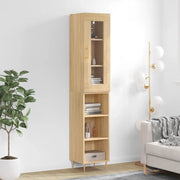 Credenza Rovere Sonoma 34,5x34x180 cm in Legno Multistrato 3199356