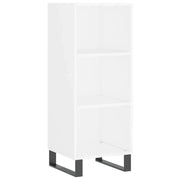 Credenza | Madia | Buffet da pranzo | Armadio da pranzo Bianca 34,5x32,5x90 cm in Legno Multistrato