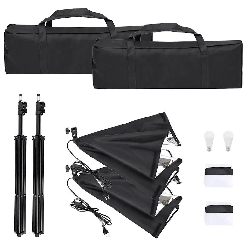 Kit per Studio Fotografico con Set di Luci e Fondale CFW9449721