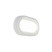 Plafoniera Esterno Moderna Orion Alluminio E Termoplastica Bianco Led 18W 4000K