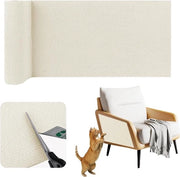 Tappetino Autoadesivo Divano per Gatti con Zavorra per Parete (Beige 40cm x 2m)
