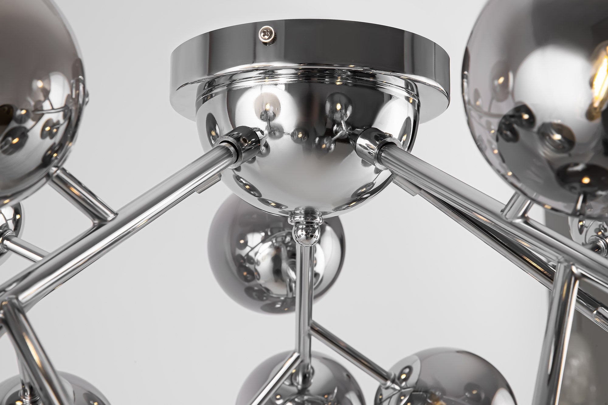 Plafoniera Modern in Metallo Dallas Cromo