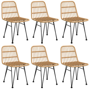 Set da Pranzo da Giardino 7 pz in Polyrattan cod mxl 35581