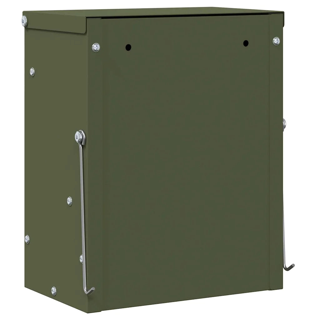 Mangiatore per conigli Verde oliva 20 x 12,5 x 25 cm 874589