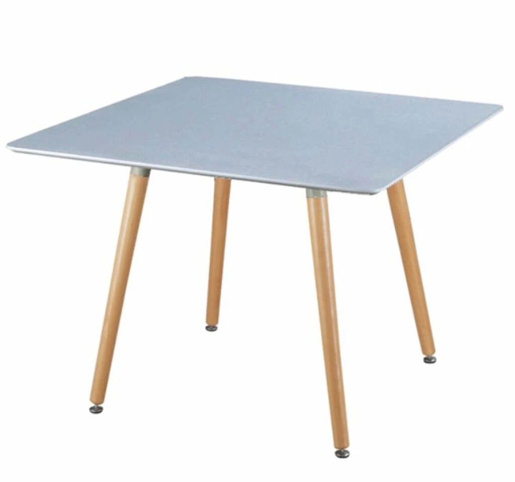 TAVOLO LIONE QUADRATO 80 X 80 X H75 CM IN COLORE GRIGIO CHIARO