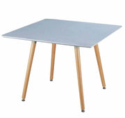 TAVOLO LIONE QUADRATO 80 X 80 X H75 CM IN COLORE GRIGIO CHIARO