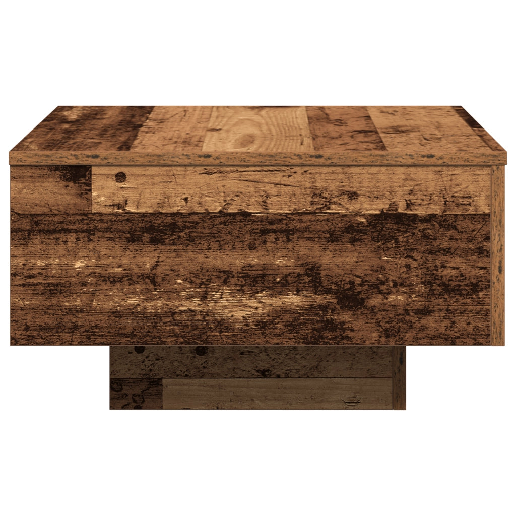 Tavolo da caffÃ¨ , Legno antico, 55x55x31 cm, Legno ingegnerizzato