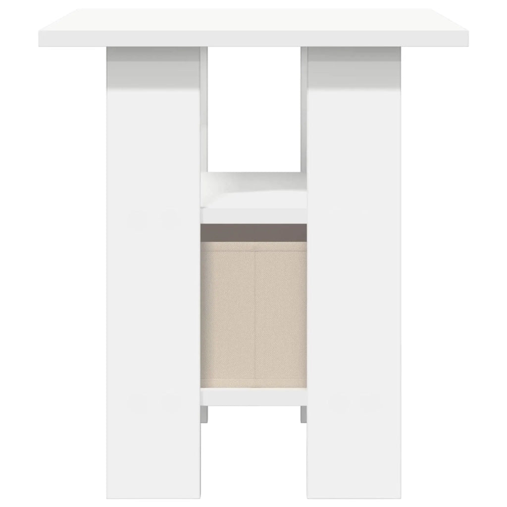 Comodino 2 pcs Bianco 41 x 40 x 45 cm Legno multistrato