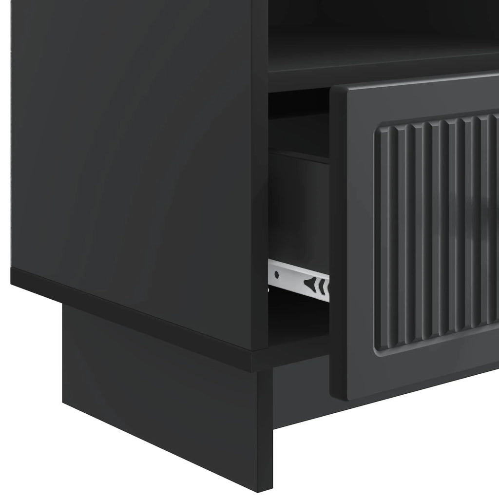 Mobile TV Nero 102 x 34,5 x 50 cm Legno ingegnerizzato 893986