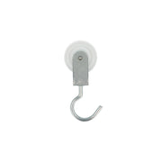 Carrucola ad 1 gola con gancio girevole Ã˜ 40 mm.