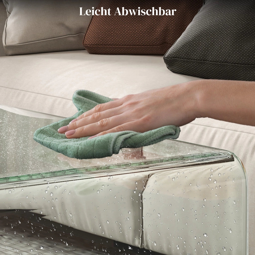 Tavolino da caff¨¨ ¨C Zephmum ¨C Vetro trasparente 80x45x35