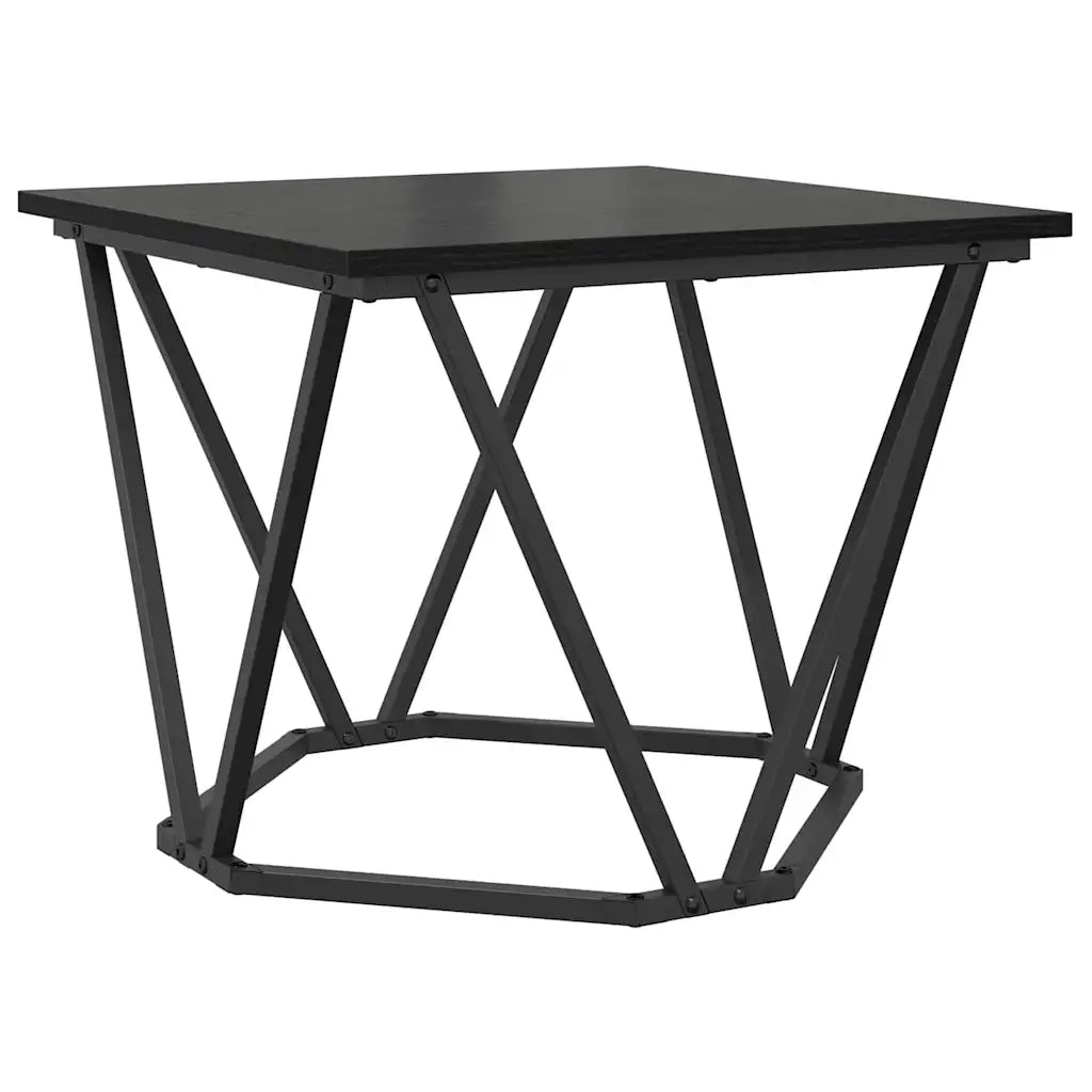 Tavolino da salotto 3 pcs Rovere Nero 868279