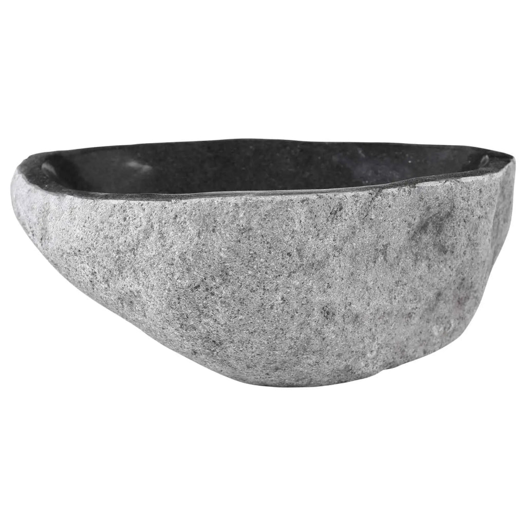 Lavabo Ovale Grigio (32-37) x (27-30) x 12 cm Pietra di Fiume 42011253
