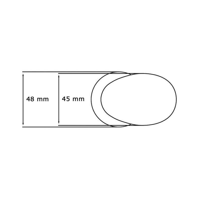 Maniglia su rosetta tonda SAGUATTI  261/45GQ in alluminio bronzo satinato