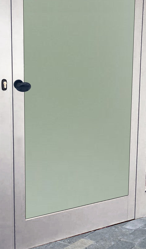 Maniglia su rosetta tonda SAGUATTI  261/45ZQ in alluminio nero opaco