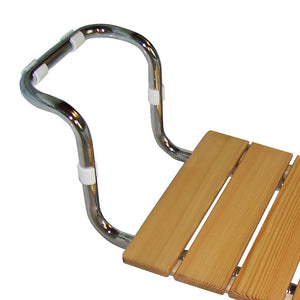 Seggiolino in larice regolabile x vasca testato tuv portata 120 kg