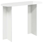 Tavolo Consolle | Tavolo d'Ingresso Bianco Lucido 100 x 39,5 x 75 cm