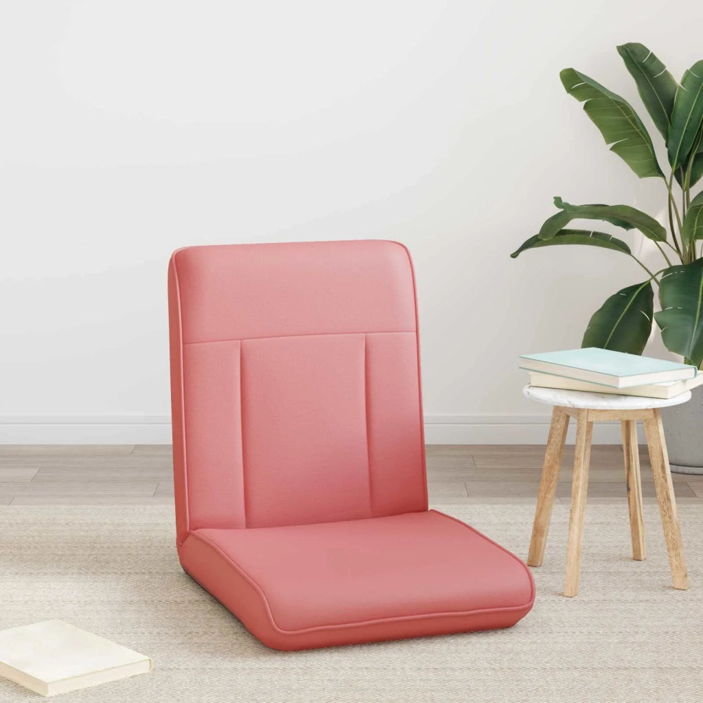 Sedia da Pavimento Rosa 50 x 73 x 60 cm Pelle Sintetica 42028165