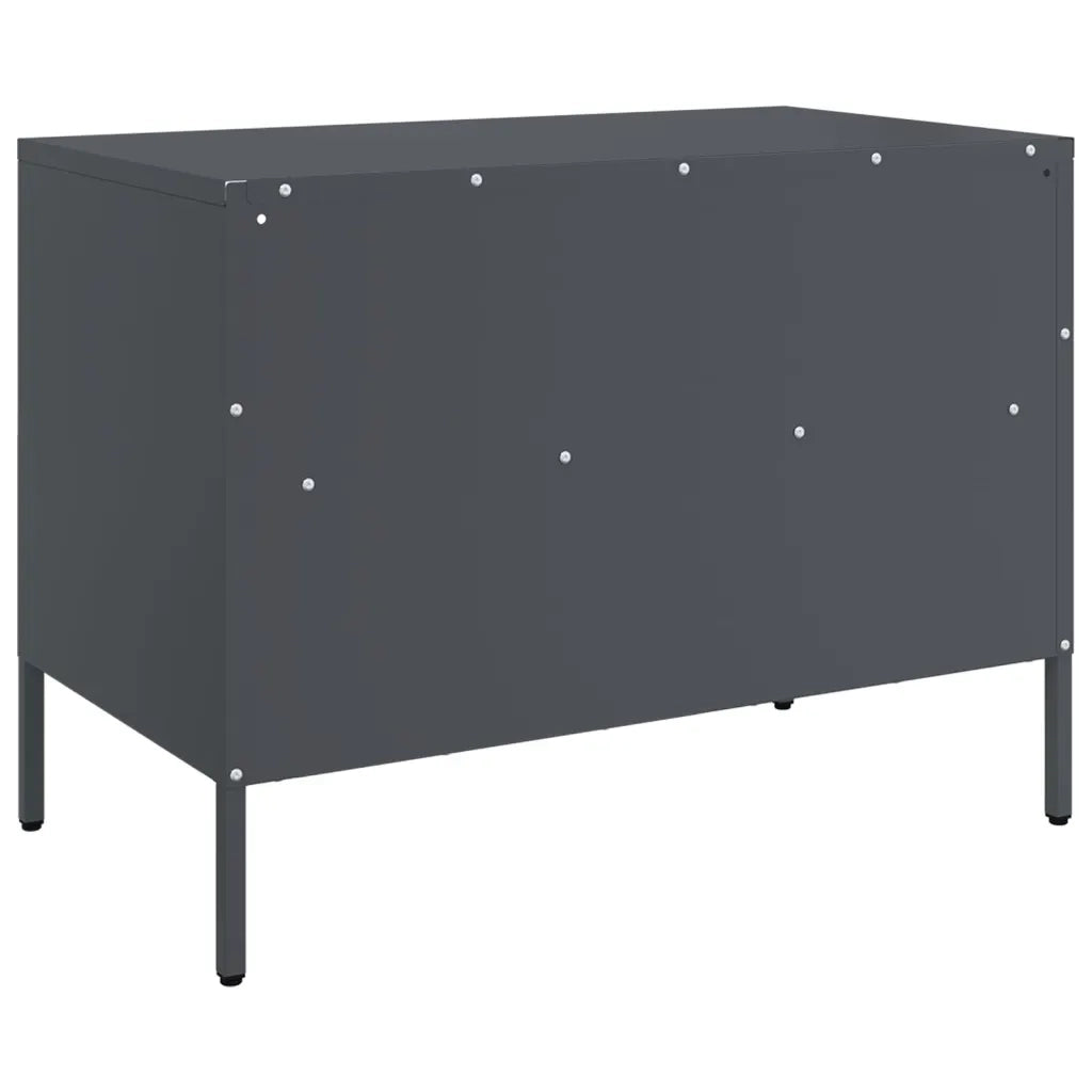 Mobile TV Antracite 68x39x50,5 cm in Acciaio 843046