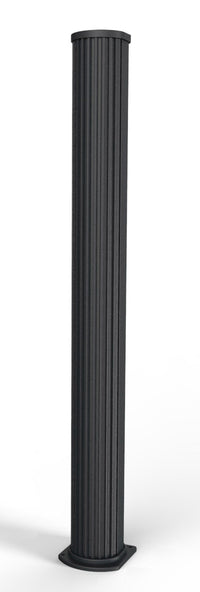 Doccia Solare da Esterno con Nebulizzatore Miscelatore e Doccetta Mobile Arkema Jolly Go Grigio Antracite