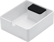 Scatola di Knock per Espresso Compacto, scatola di knock in alluminio anodizzato, scatola di knock robusta, accessorio per caffè in alluminio anodizzato, bianco