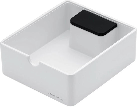 Scatola di Knock per Espresso Compacto, scatola di knock in alluminio anodizzato, scatola di knock robusta, accessorio per caffè in alluminio anodizzato, bianco