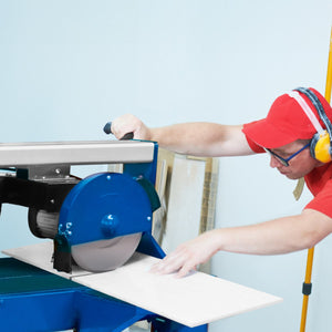 Tagliapiastrelle Profesionale ad Acqua Guida Laser Taglio Angolo 45° 1200W 120cm