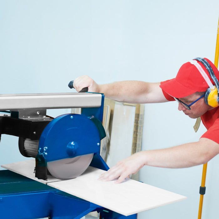 Tagliapiastrelle Profesionale ad Acqua Guida Laser Taglio Angolo 45° 1200W 120cm