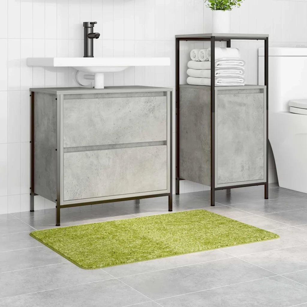Tappetino da bagno antiscivolo Verde 60 x 90 cm PP 4019839