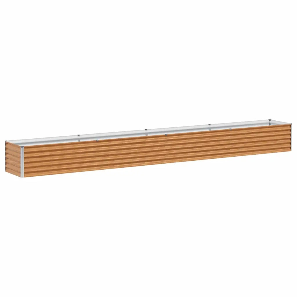 Letto rialzato da giardino 390 x 50 x 36 cm Acciaio zincato 42017346