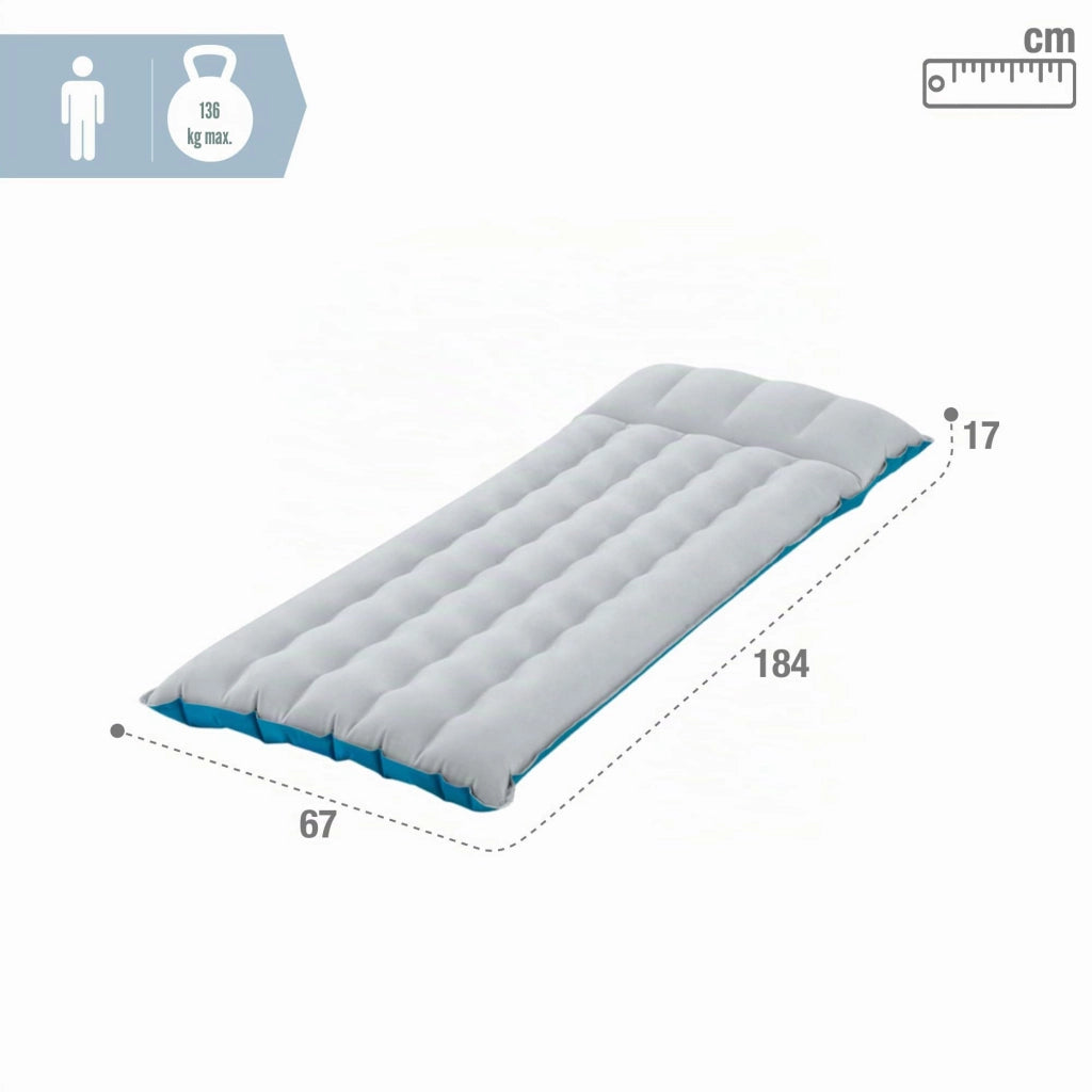 Materasso Gonfiabile Camping Mats Singolo 184 CMX67X17H. Peso 1,70 kg