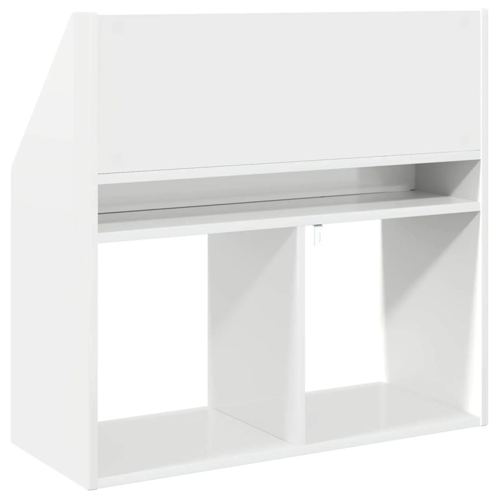 Libreria per Bambini Bianco Lucido 72,5 x 29,5 x 69 cm 892383