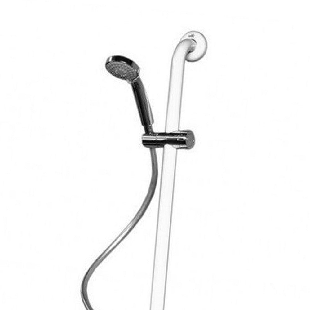 Goman maniglia inox saliscendi doccia 60x120 bianco