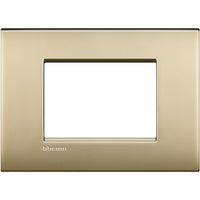 Living Light - Placca 3P Oro satinato - LNC4803OF