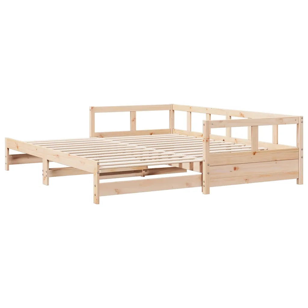 vidaXL Dormeuse senza Materasso 90x190 cm in Legno Massello di Pino