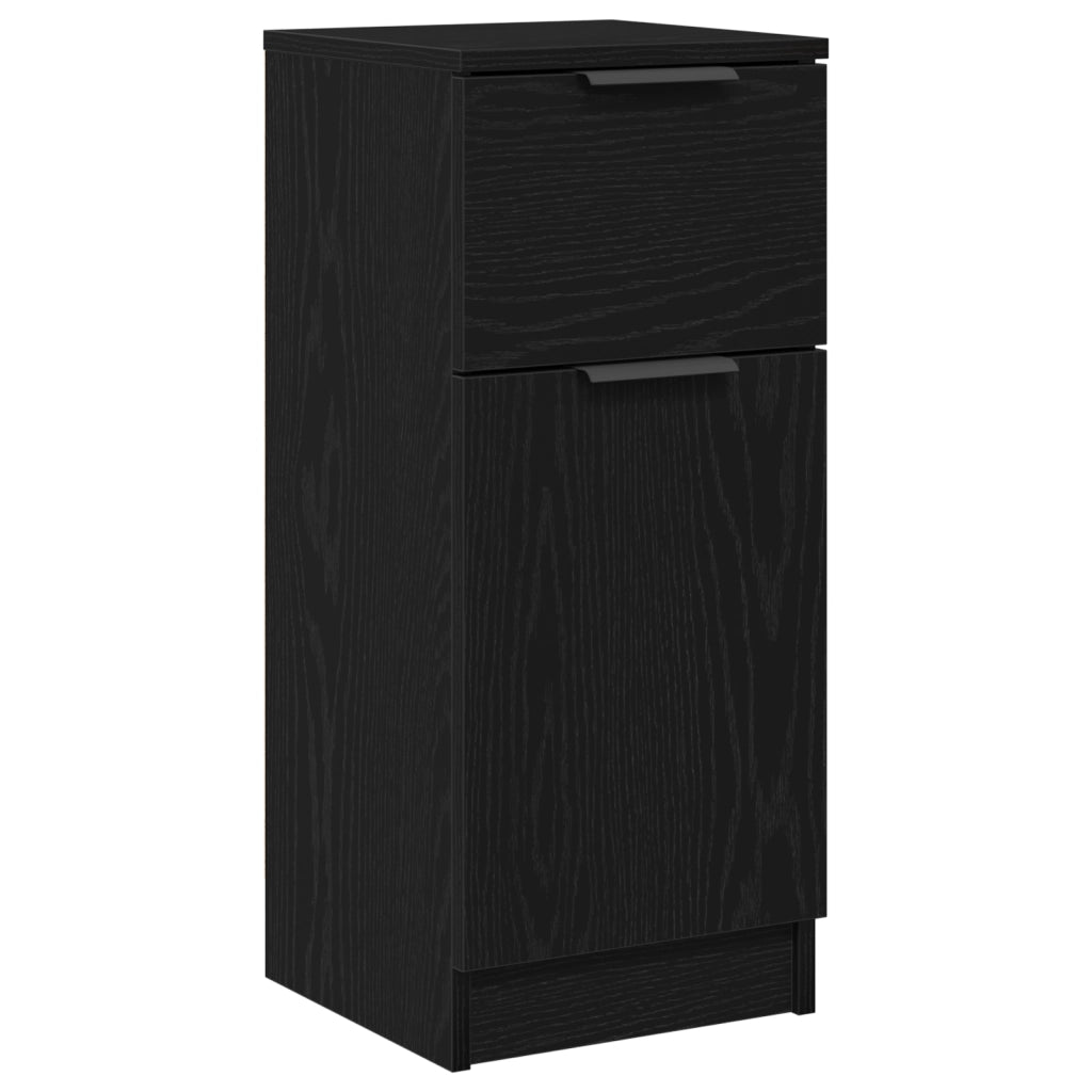 Credenza in quercia nera 30x30x70 cm MDF