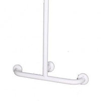 Goman maniglia inox con saliscendi doccia senza doccino e flessibile bianco