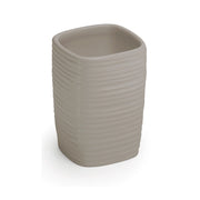 Portaspazzolino Gedy in ceramica tortora | Kelly