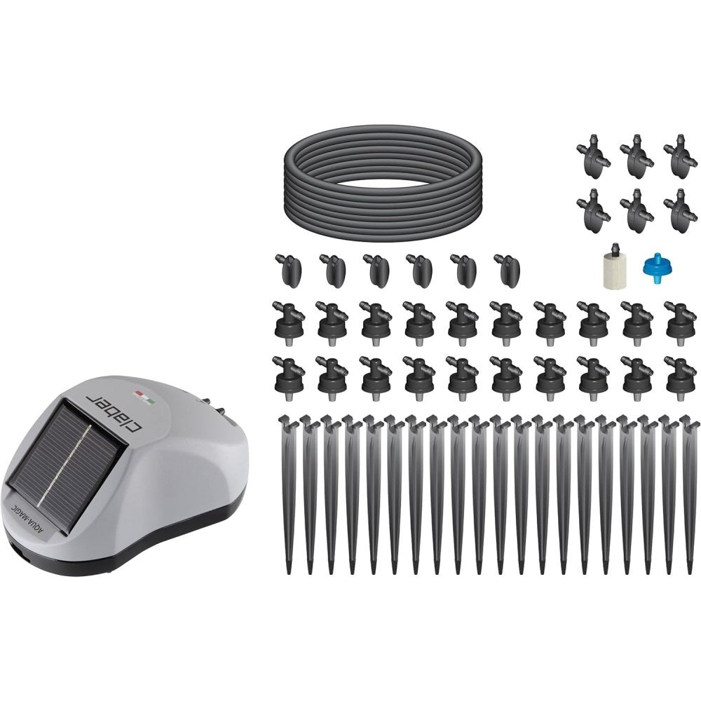 Sistema di irrigazione a goccia a energia solare aqua magic sy