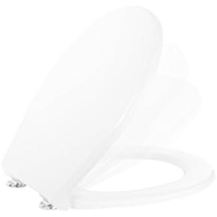 Sedile wc derby con coperchio bianco con lavabo cerniere con abb